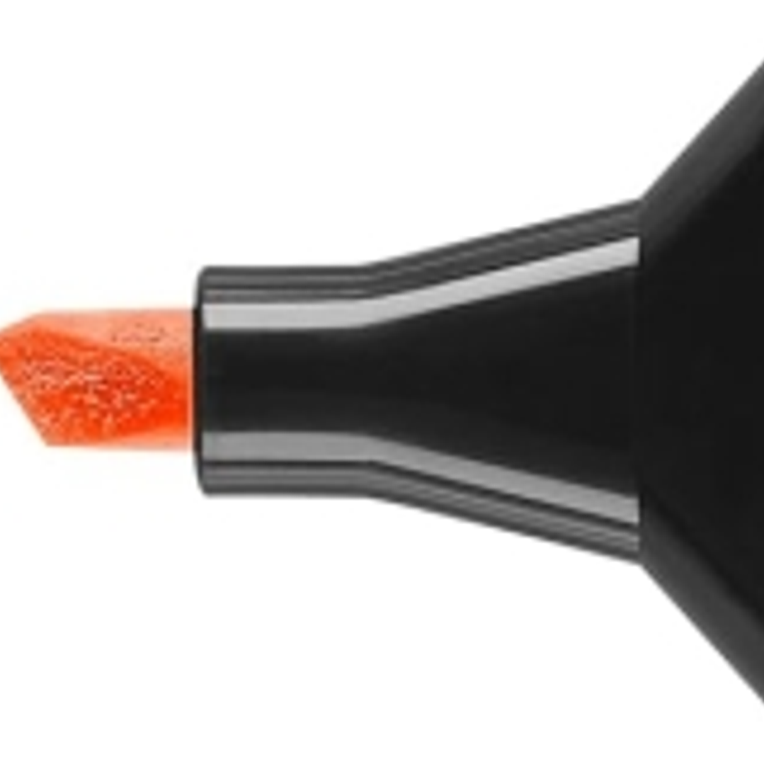 Faber-Castell TXTLNR Marcador Fluorescente - Punta Biselada - Trazo entre 1, 2 y 5 mm - Tinta con Base de Agua - Color Naranja 1