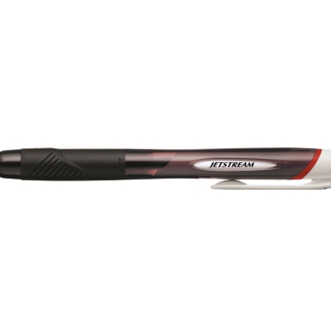 Uni-ball JetStream Sport SXN-150E Boligrafo Retractil - Punta de Bola 1mm - Tinta Pigmentada Resistente al Agua y Luz - Secado Instantaneo - Color Roj 1