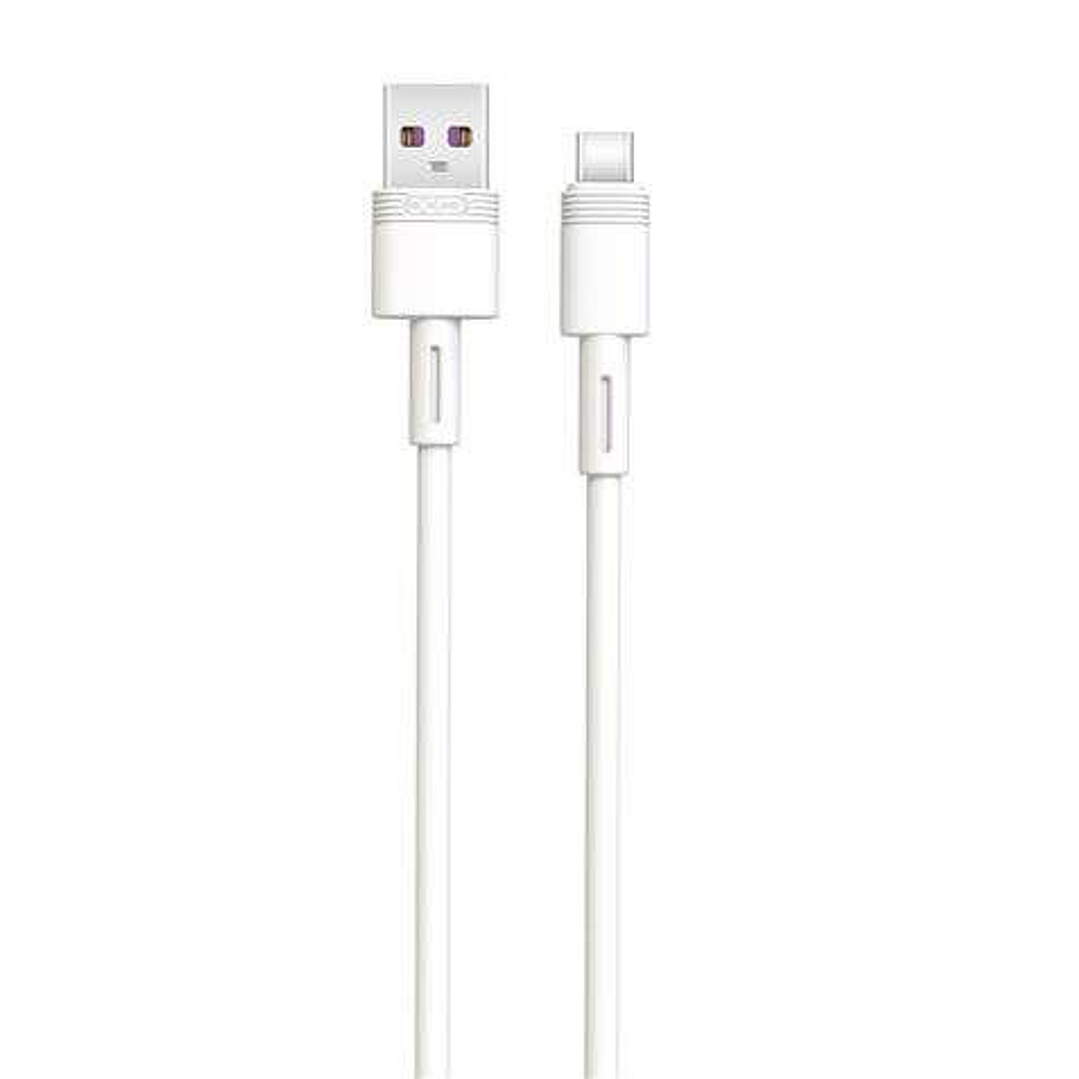 XO Cable NBQ166 Carga Rapida USB - Tipo C - 5A - 1m - Color Blanco 1