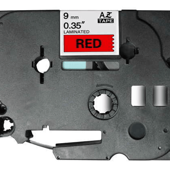 Brother TZe421 Cinta Laminada Generica de Etiquetas - Texto negro sobre fondo rojo - Ancho 9mm x 8 metros 1