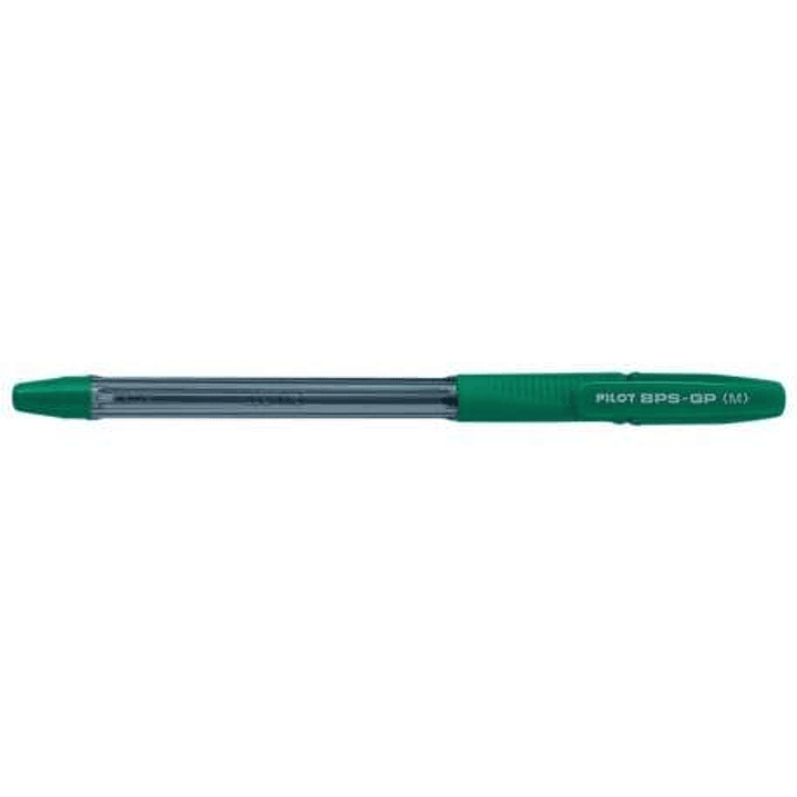 Pilot Boligrafo de Bola BPS-GP - Recargable - Punta Mediana de 1mm - Trazo de 0.25mm - Color Verde 1