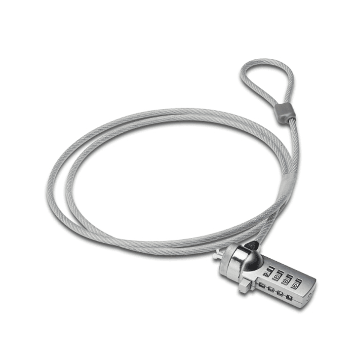 Ewent EW1241 Candado para Portatil con Combinacion - cable 1.5m - Color Plata 1