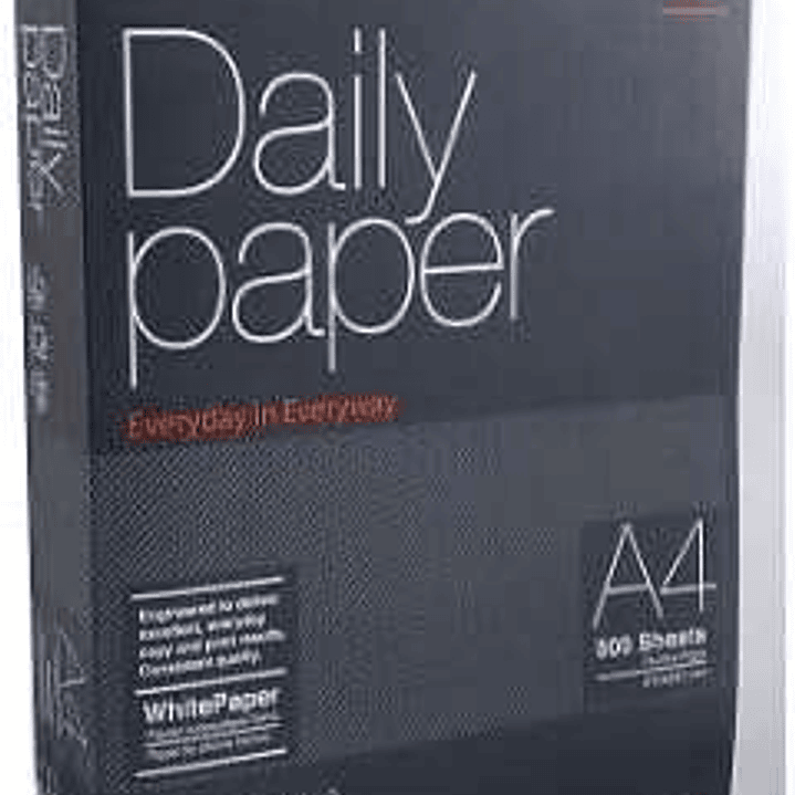 Daily Paper Papel A4 80gr. 210x297mm (500 Hojas) Blanco 1