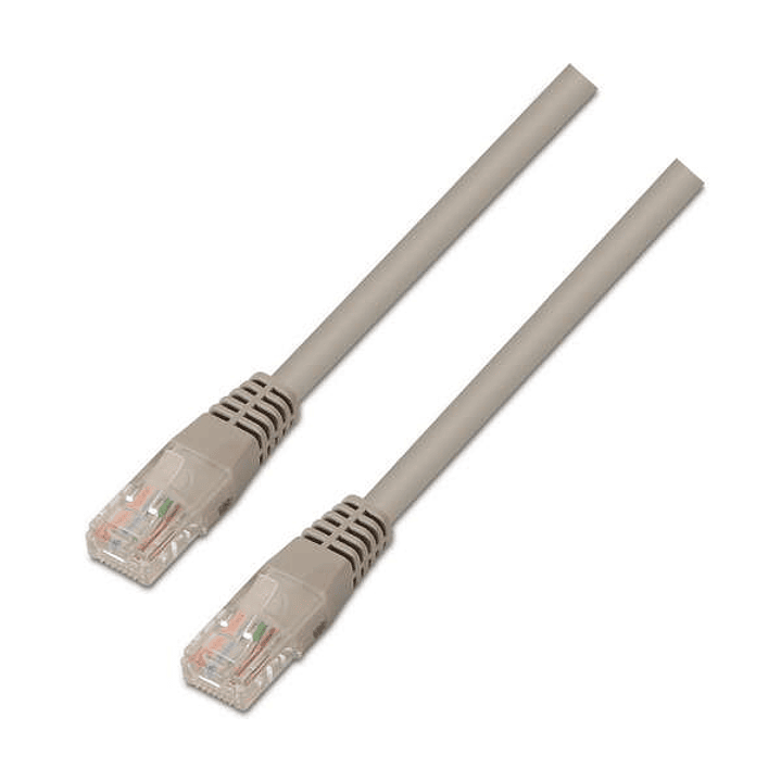 Aisens Cable de Red Latiguillo RJ45 Cat.5e UTP AWG24 - 0.5m - 10/100 Mbit/s - Color Gris 1