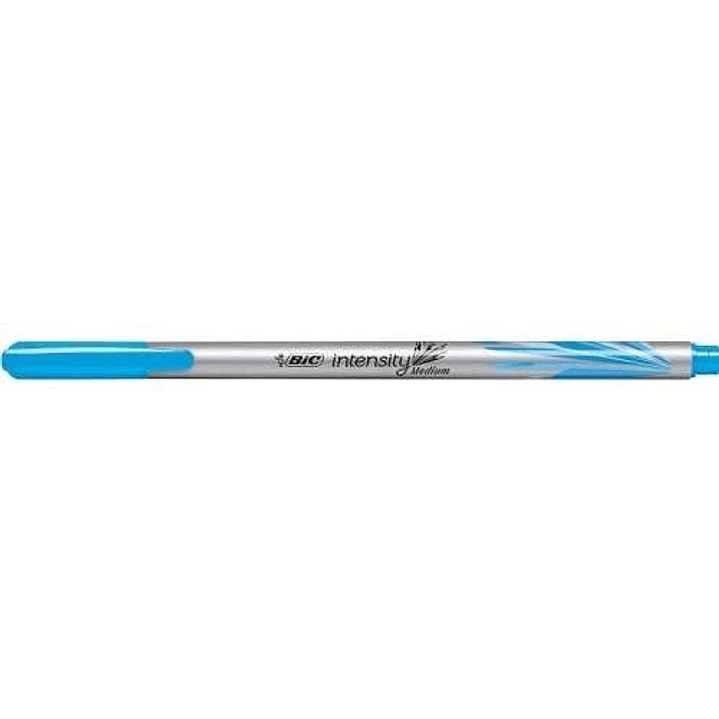 Bic Intensity Medium Rotulador de Punta Media de 0.8mm - Tinta con Base de Agua - Color Turquesa 1