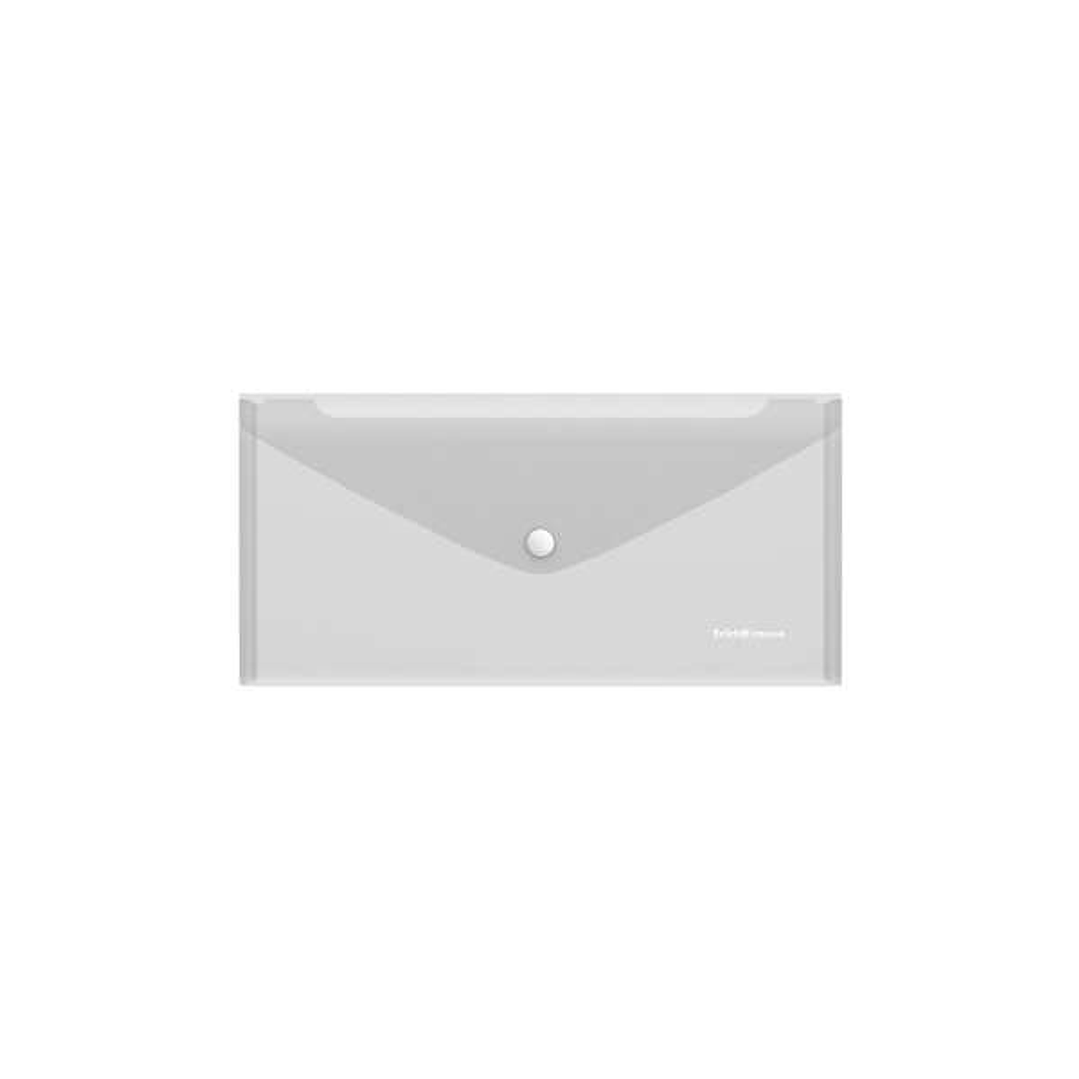 Erichkrause Fizzy Classic Travel Sobre Portadocumentos - Ideal para Documentos de Viaje - Fabricado en Plastico - Textura Rugosa - Transparente 1
