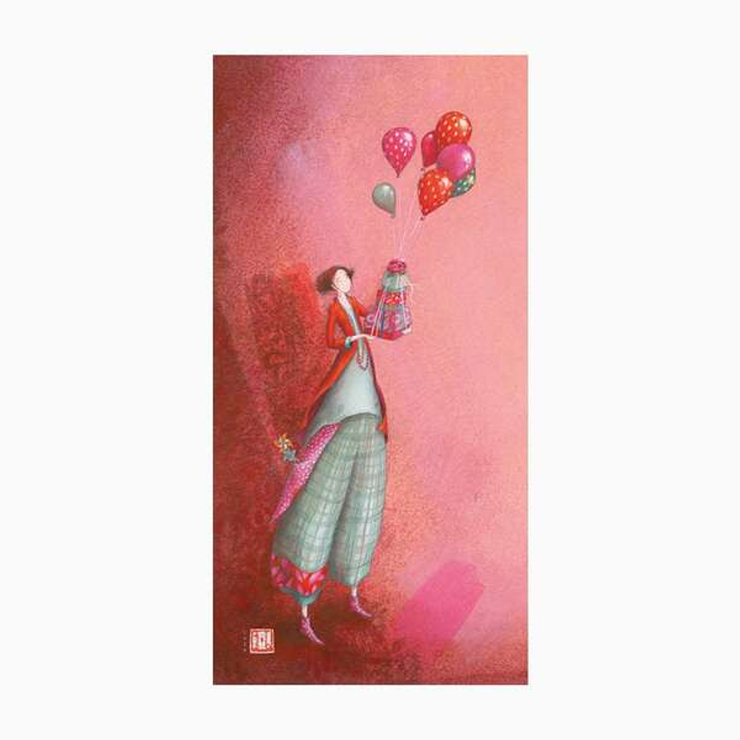 Pictura Gaëlle Boissonnard Tarjeta Doble - Acabado en Barniz de Relieve UV Grueso - Laminado Mate de Tacto Suave - 10.5x21cm - Papel con Certificacion 1