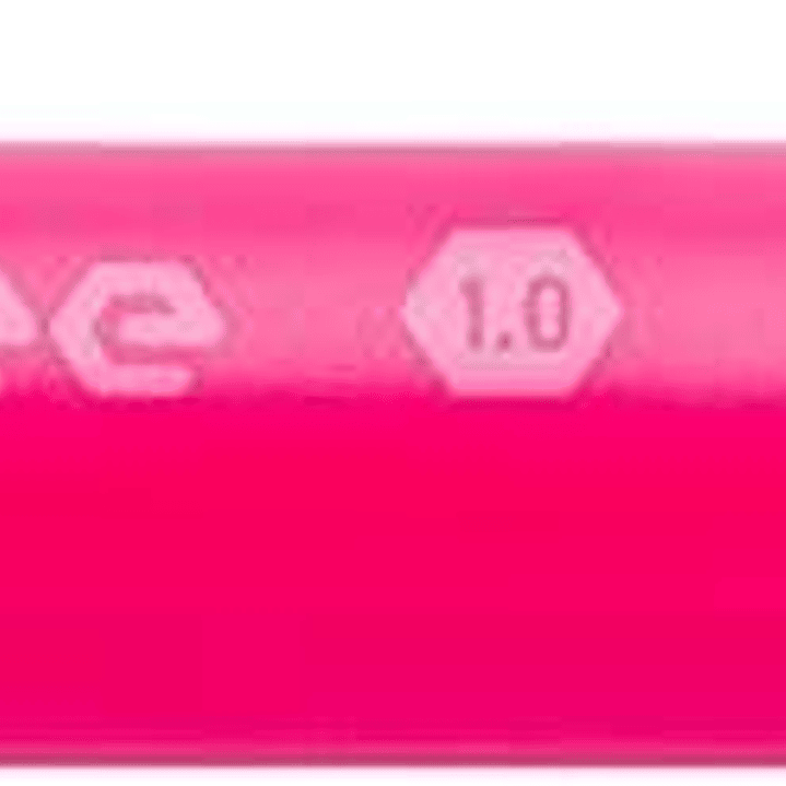 Pentel iZee Boligrafo de Bola Retractil - Punta 0.7mm - Trazo 0.35mm - Clip de Metal - Color Rosa 1