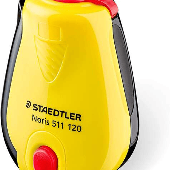Staedtler Noris Sacapuntas con Deposito - 1 Agujero - Afilado en Ambas Direcciones - Color Amarillo 1