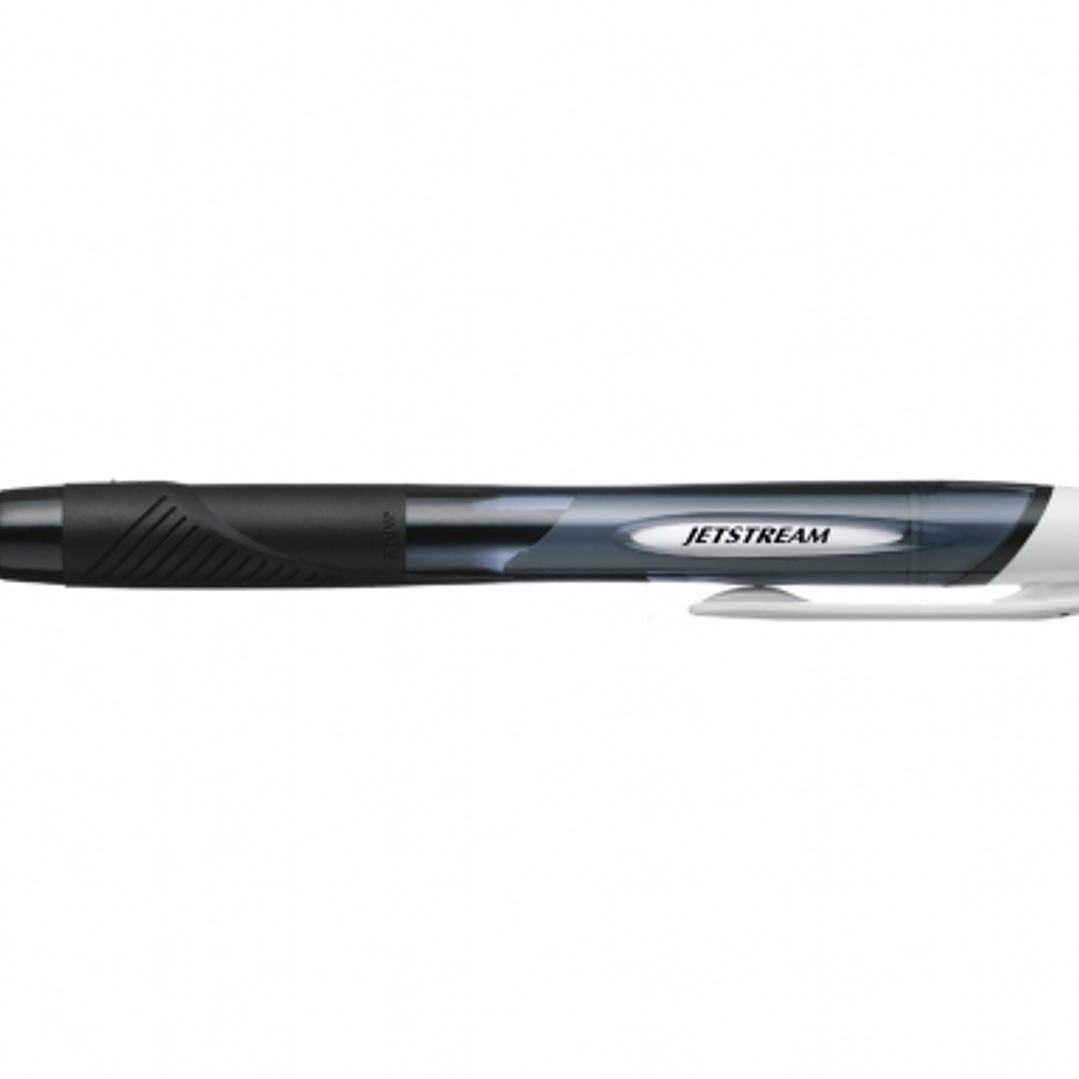 Uni-ball JetStream Sport SXN-150E Boligrafo Retractil - Punta de Bola 1mm - Tinta Pigmentada Resistente al Agua y Luz - Secado Instantaneo - Color Neg 1