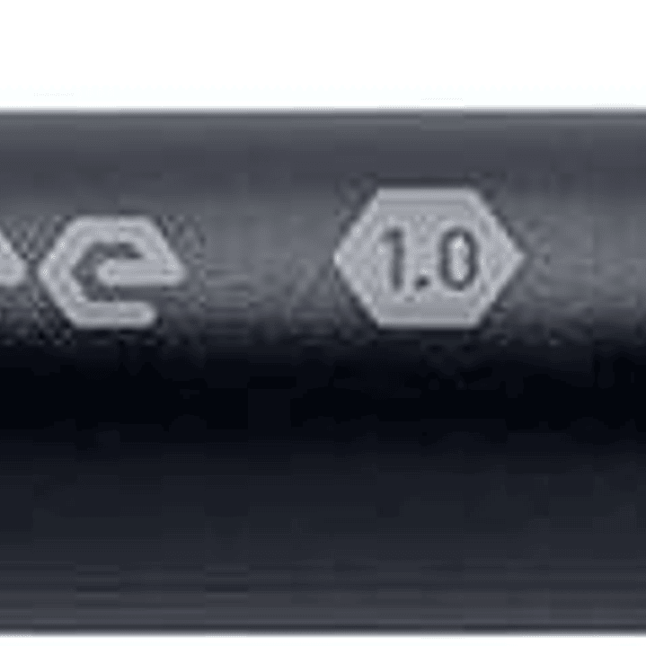 Pentel iZee Boligrafo de Bola Retractil - Punta 0.7mm - Trazo 0.35mm - Clip de Metal - Color Negro 1