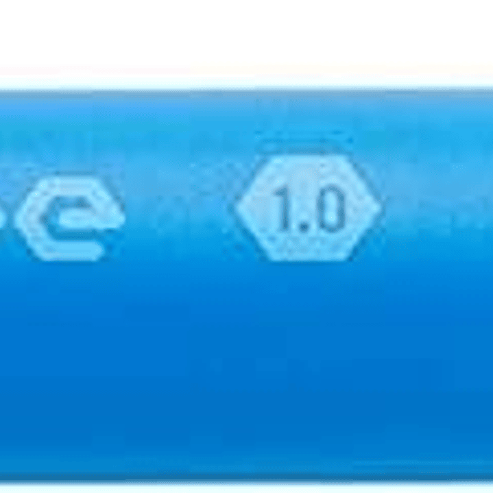 Pentel iZee Boligrafo de Bola Retractil - Punta 0.7mm - Trazo 0.35mm - Clip de Metal - Color Azul Claro 1