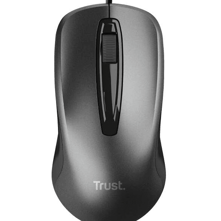 Trust Raton USB 1200dpi - 3 Botones - Uso Ambidiestro - Cable de 1.70m 1