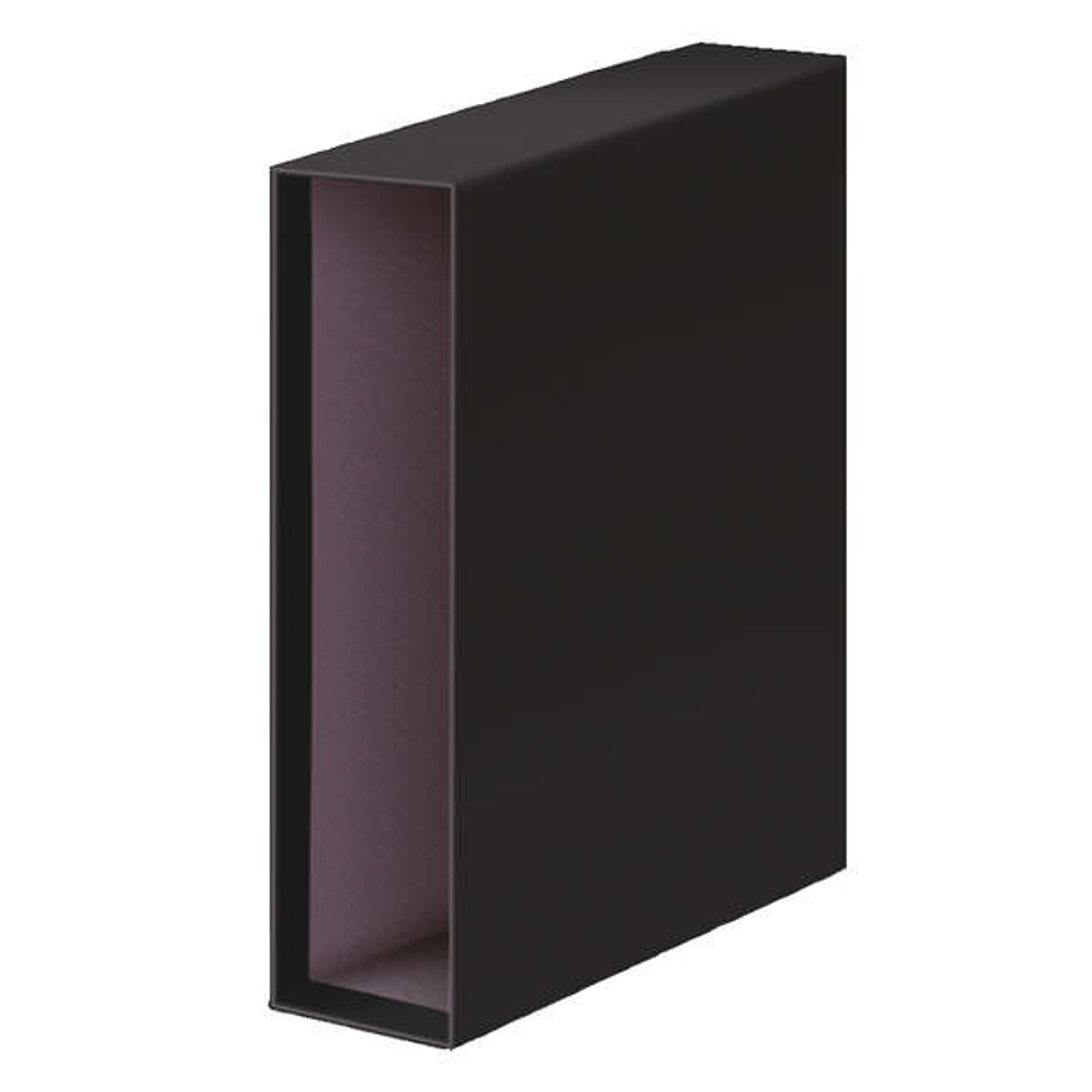 Dohe Archicolor Funda para Archivador de Palanca - Formato Folio - Carton Forrado - Color Negro 1