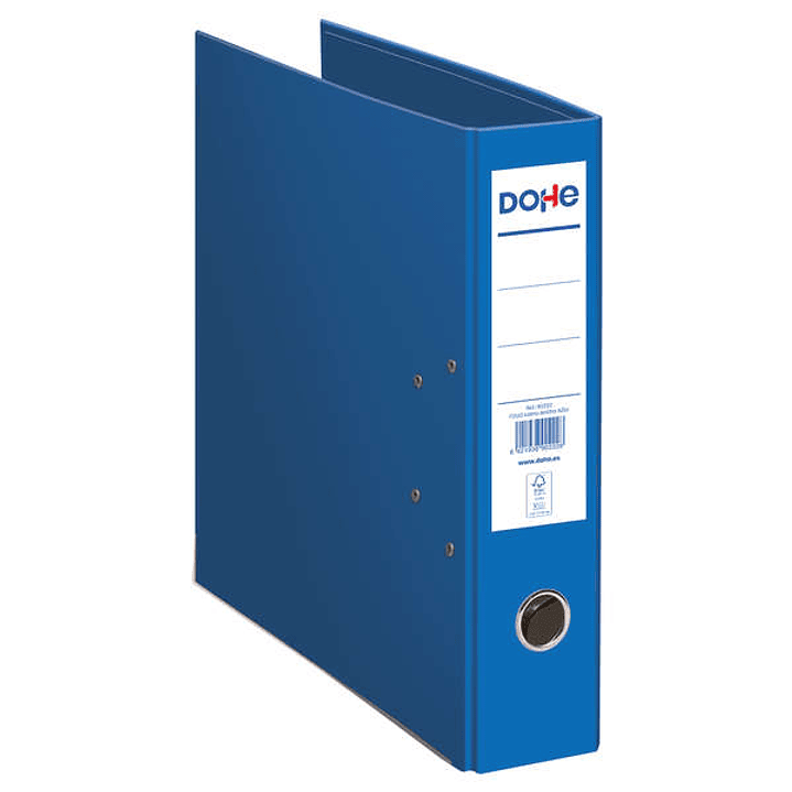 Dohe Archivador Ecofile - 320mm - Carton Rigido Forrado con Papel Offset Impreso - Ollao, Rado, Tarjetero Adhesivo - Cantonera Larga Metalica - Mecani 1