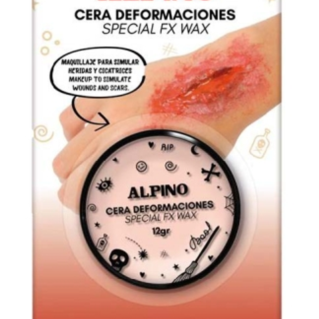 Alpino Bote de Cera para Deformaciones 12gr - Moldeable como Plastilina - Se puede Superponer Manualmente 1