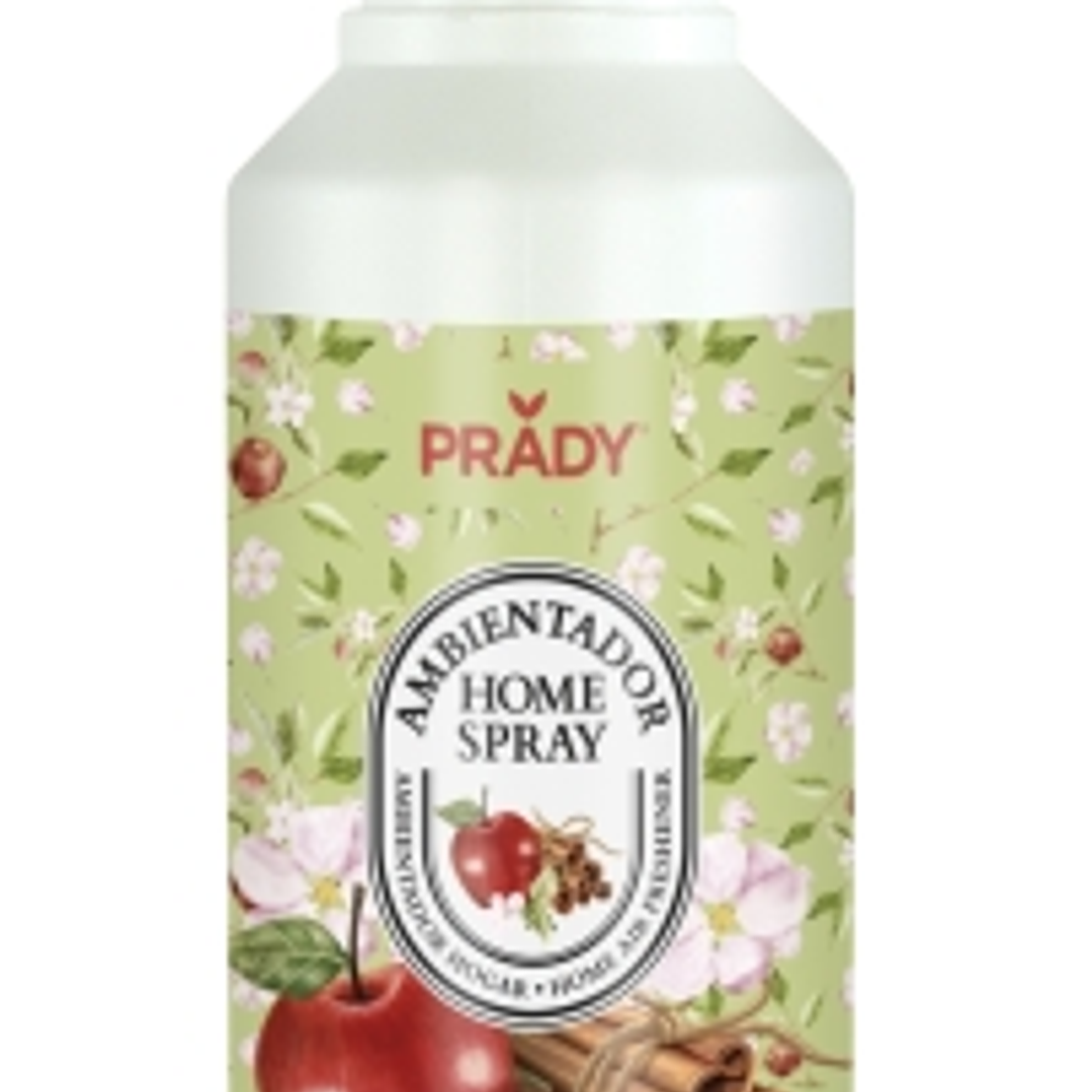 Prady Ambientador Home Spray Manzana Canela - Frasco de 220 ml - Spray Pulverizador 1