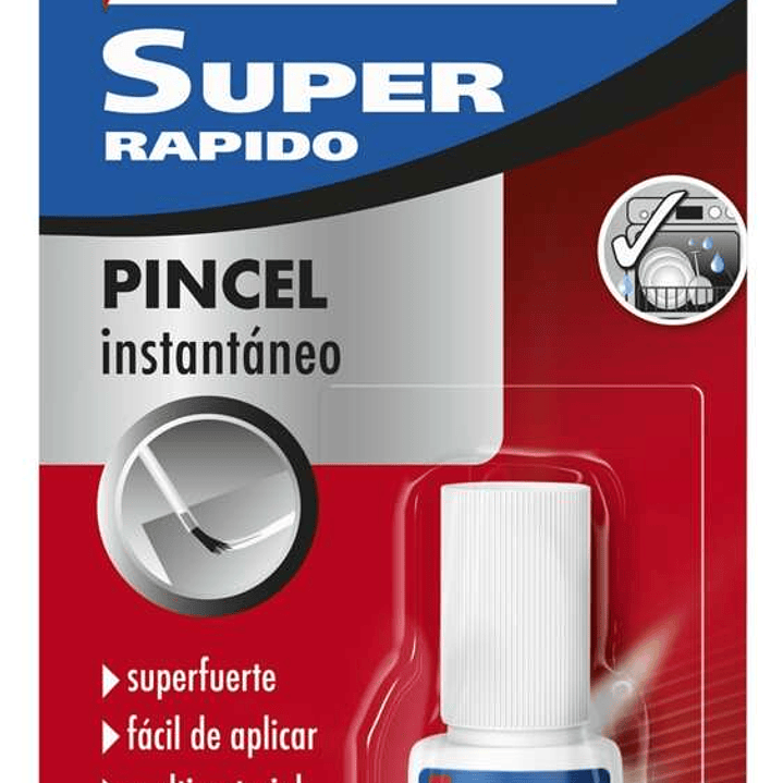 Imedio Super Rapido Bote de Pegamento Instantaneo con Pincel 5gr - Transparente - Multimaterial 1