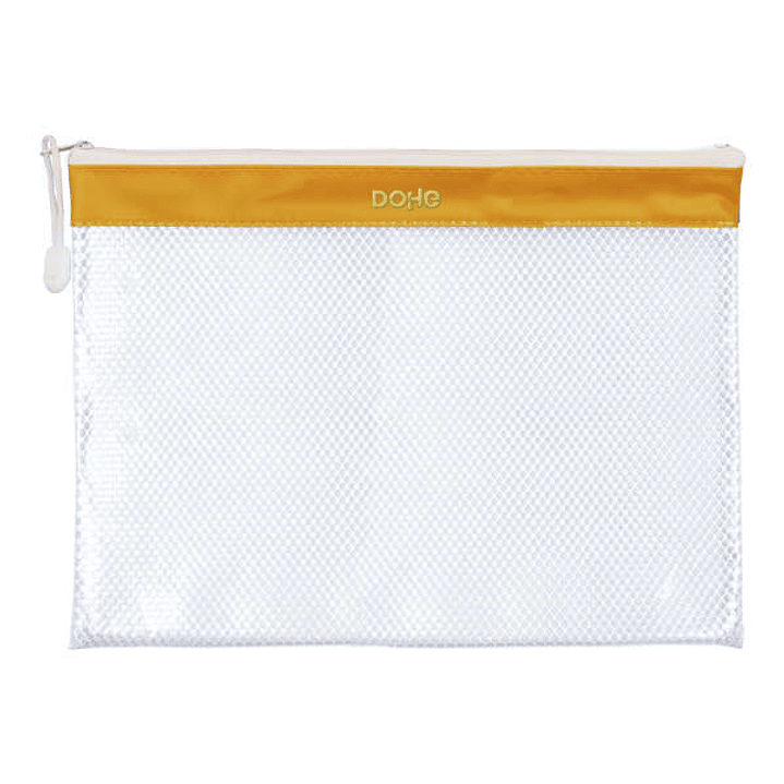 Dohe Bolsa Cremallera PVC - 32x24cm - Ideal para Documentos A4 1