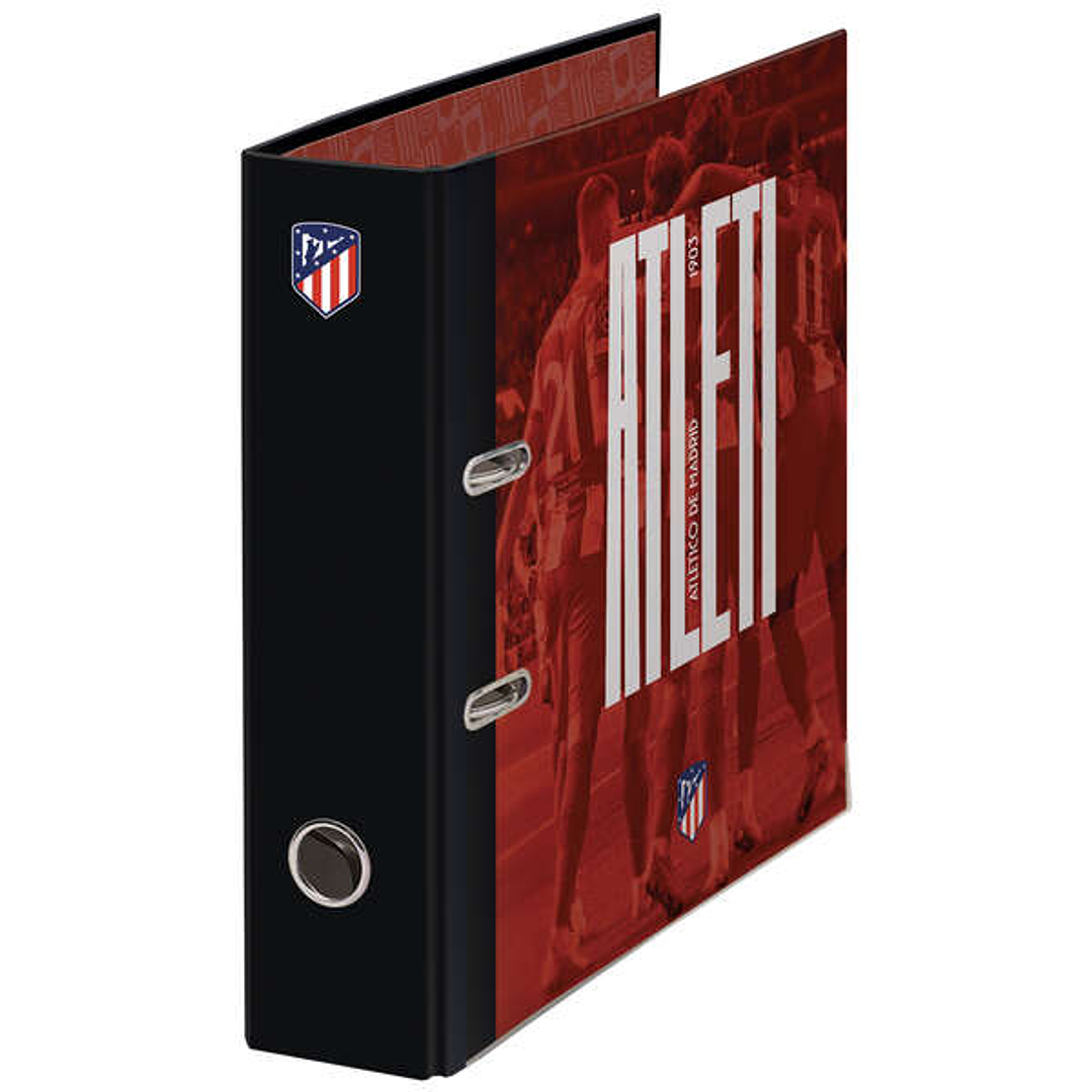 Dohe Atletico de Madrid Atleti Archivador de Palanca con Rado - Cubierta en Carton Forrado - Formato A4 - Ollao en el Lomo 1