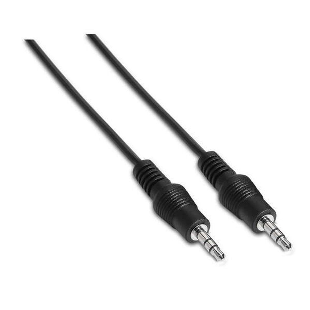 Aisens Cable Audio Estereo - JACK 3.5/M-JACK 3.5/M - 1.5m - Color Negro 1