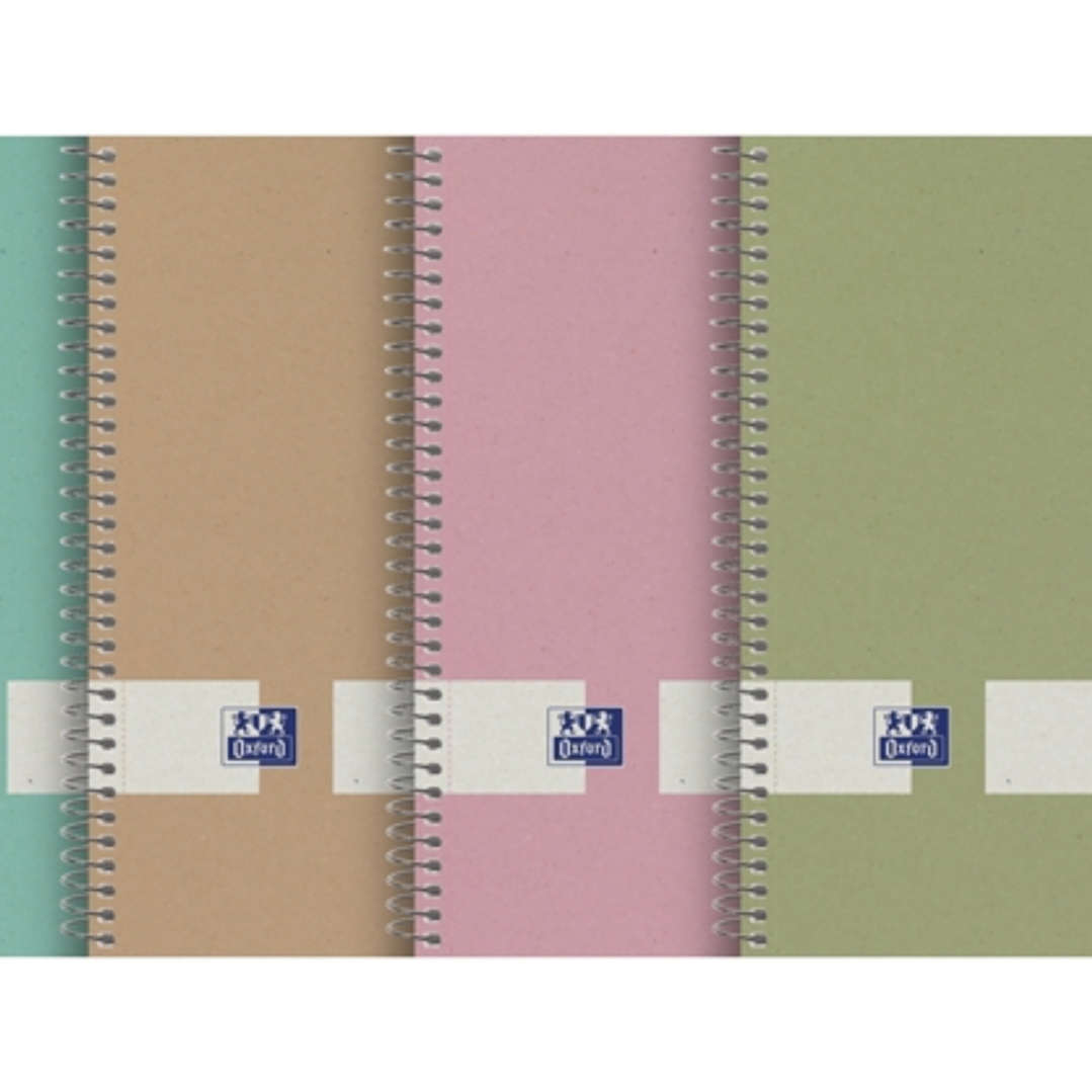 Oxford Nature Europeanbook A5+ Tapa Dura 5x5 80 Hojas - Tapa Dura Resistente - Formato A5+ - Cuadricula de 5x5 - 80 Hojas 1