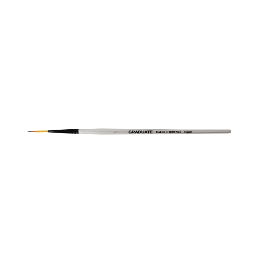 Daler Rowney Graduate Pincel Acuarela - Pelo Sintetico - Mango Corto - Liner Extra Largo Nº1 1