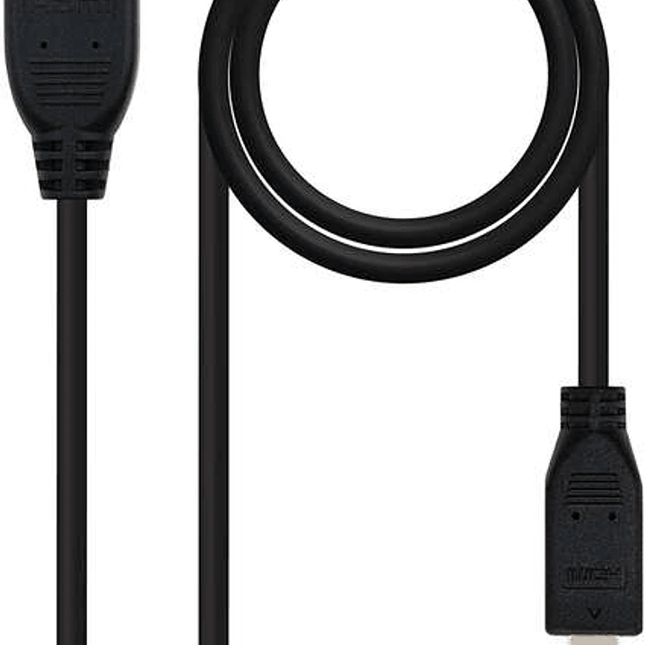 Nanocable Cable Micro HDMI v1.4 Macho a HDMI v1.4 Macho 0.80m - Alta Velocidad - Color Negro 1
