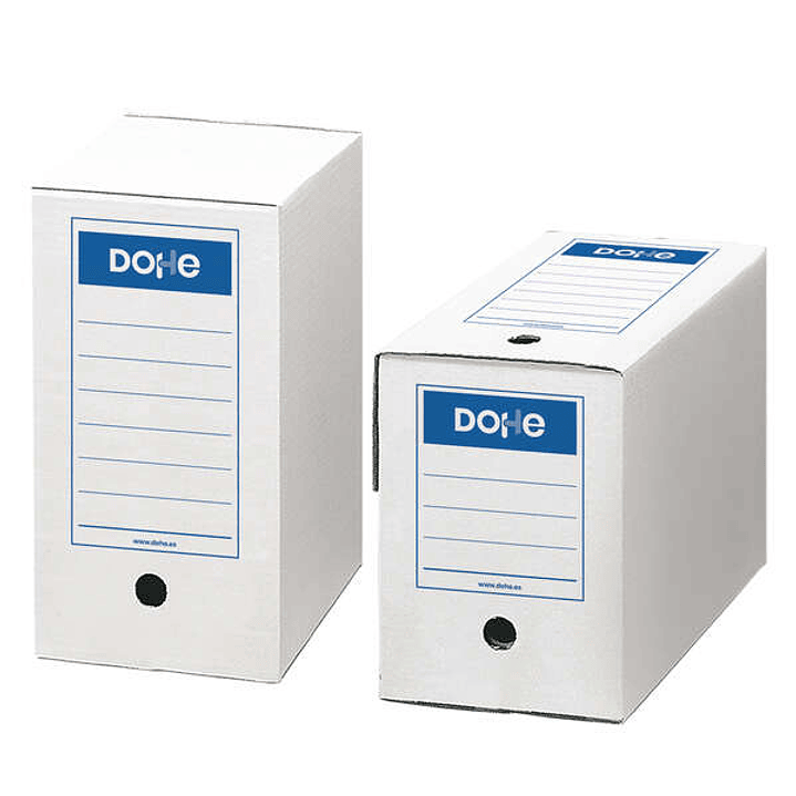 Dohe Caja de Carton de Primera Calidad - Montaje Rapido y Facil - Color Blanco 1