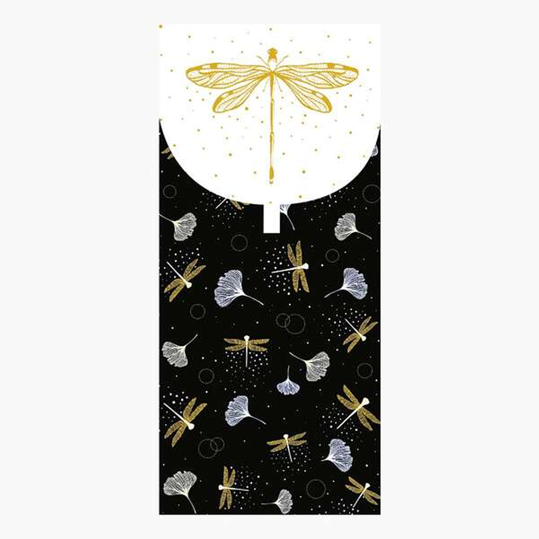 Pictura Tarjeta Money Cards - Tarjeta de Regalo Tipo Sobre - Tematica Libelulas - 9.6x21.3cm - Embolsada Individualmente en Celofan - Incluido Sobre B 1