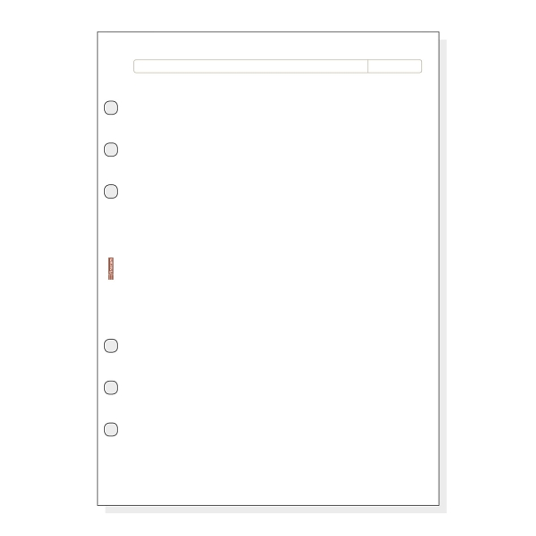 Finocam R1042 Recambio para Agendas Open - Formato 1000 - 155x5x215mm - Color Blanco 1