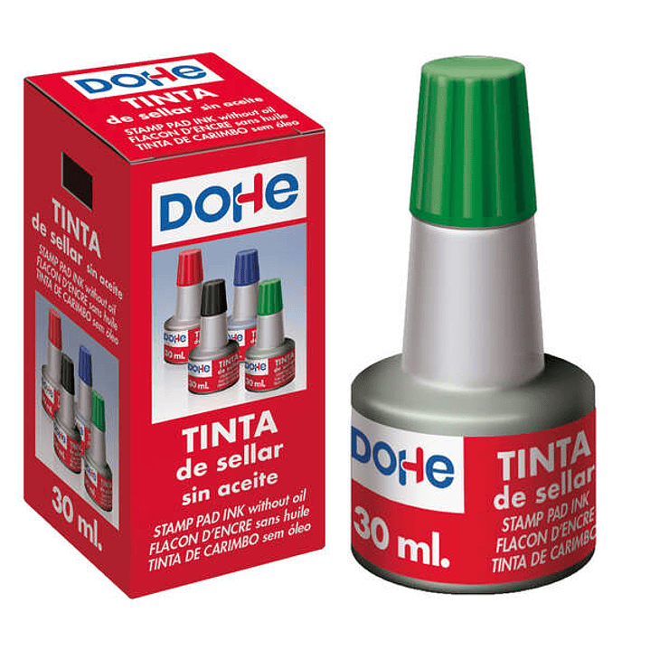 Dohe Tinta para Tampones y Sellos 30ml - Color Verde 1