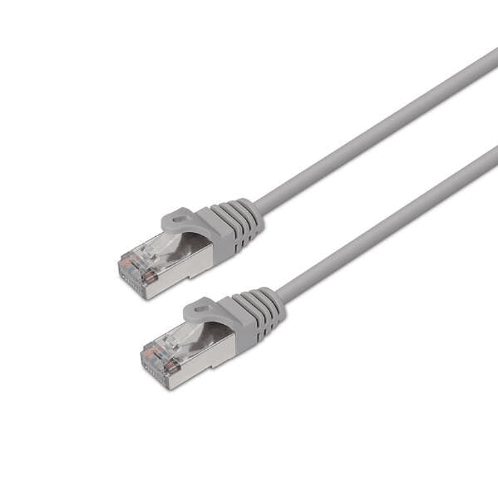 Aisens Cable de Red Latiguillo RJ45 Cat.6 FTP AWG24 - 10m - 10/100/1000 Mbit/s - Color Gris 1