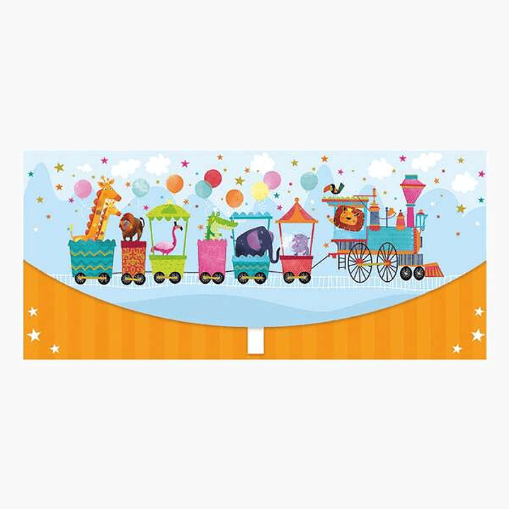 Pictura Tarjeta Money Cards - Formato Horizontal - Tematica Animales - 21.3x9.6cm - Embolsada Individualmente - Incluye Sobre Blanco - Papel con Certi 1