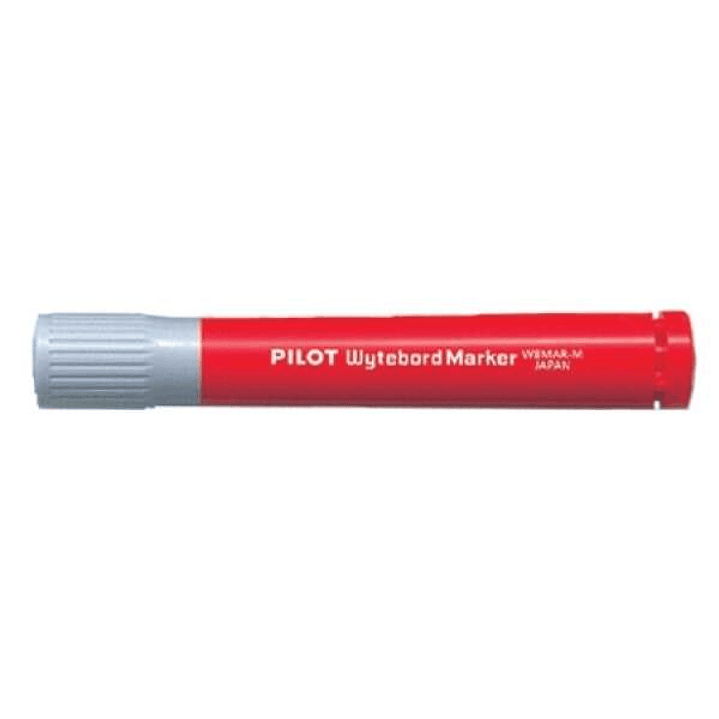 Pilot Rotulador para Pizarra Blanca - Punta Redonda de 4mm - Trazo de 1.8mm - Recargable - Tinta con Base de Alcohol - Borrable en Seco - Color Rojo 1