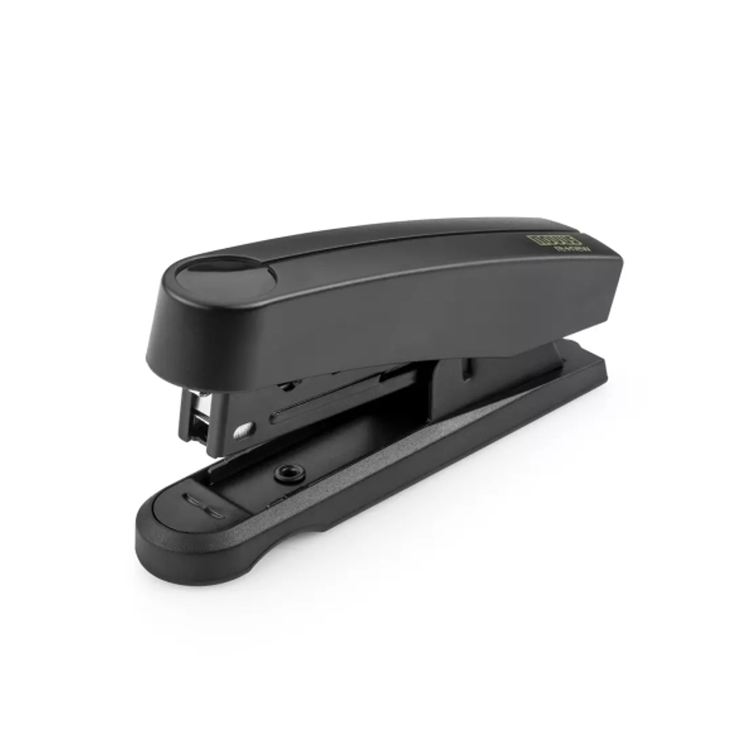 Novus Harmony B10 re+new Grapadora de Sobremesa - Fabricada con 95% de Plastico Reciclado - Hasta 15 Hojas - Grapado Cerrado y Clavado - Incluye 200 G 1
