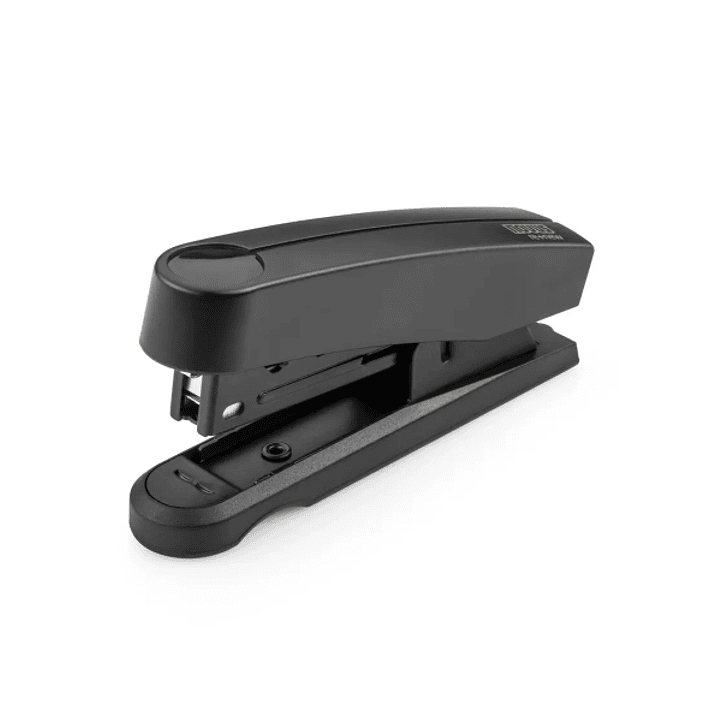 Novus Harmony B10 re+new Grapadora de Sobremesa - Fabricada con 95% de Plastico Reciclado - Hasta 15 Hojas - Grapado Cerrado y Clavado - Incluye 200 G 1