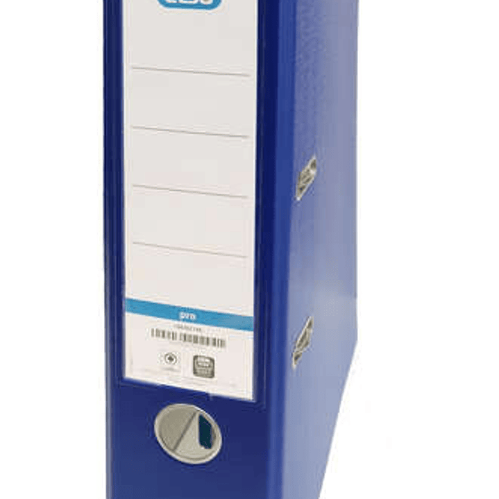 Elba Rado Top Archivador Tamaño Folio - Con Palanca y Rado - Ancho de 80mm - Forrado Exterior de Plastico - Interior de Papel - Color Azul 1