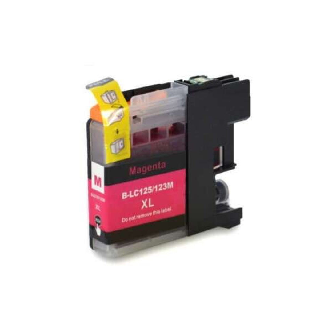 Brother LC123XL/LC121XL Magenta Cartucho de Tinta Generico - Reemplaza LC123M/LC121M 1