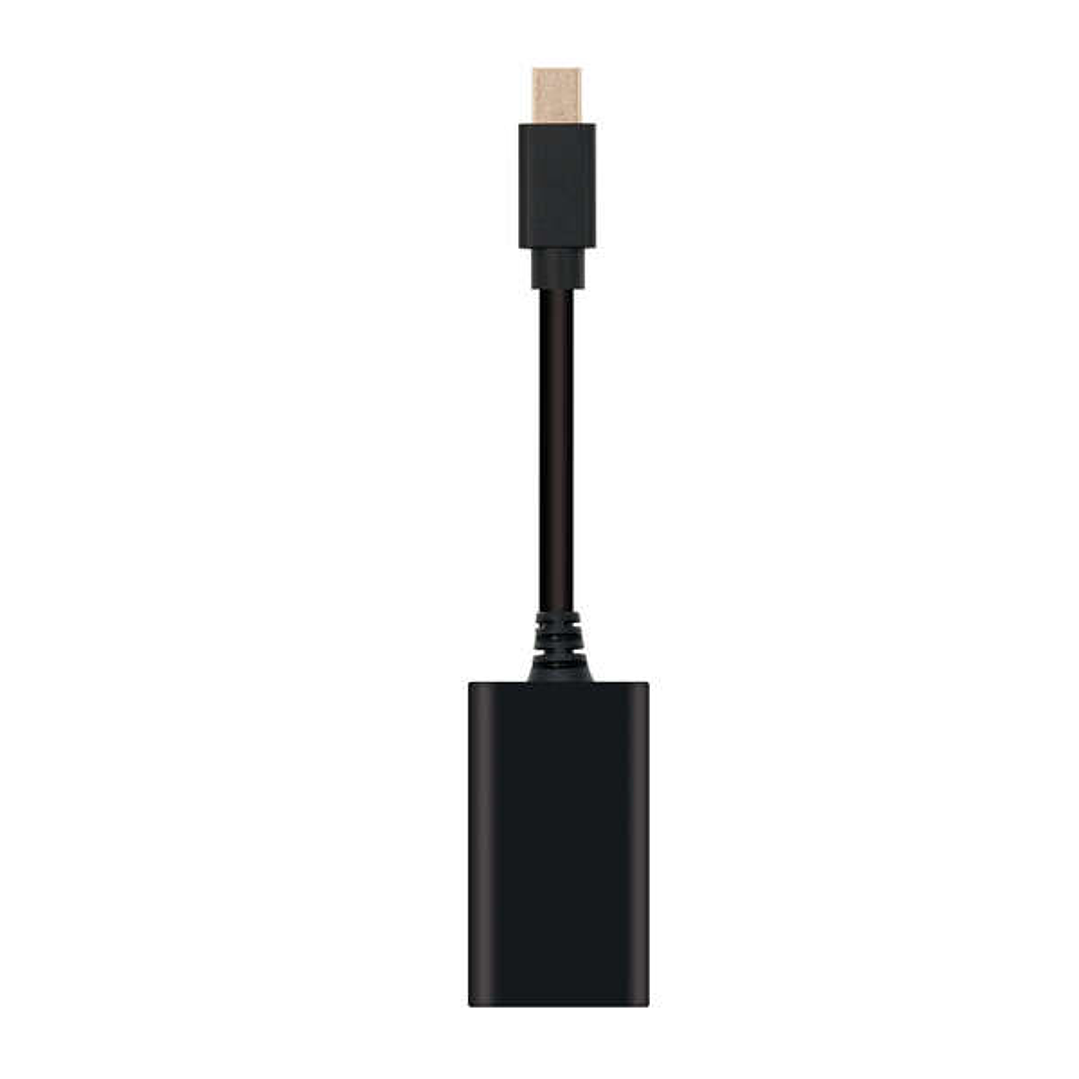 Nanocable Conversor Mini DP a HDMI - mDP/M-HDMI A/H - 15cm - Color Negro 1