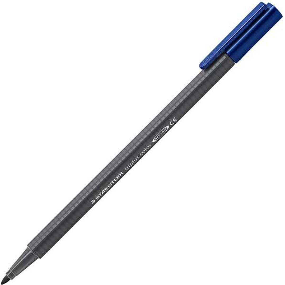 Staedtler Triplus Color 323 Rotulador de Punta Fina - Trazo 1mm Aprox - Tinta Base de Agua - Color Gris 1