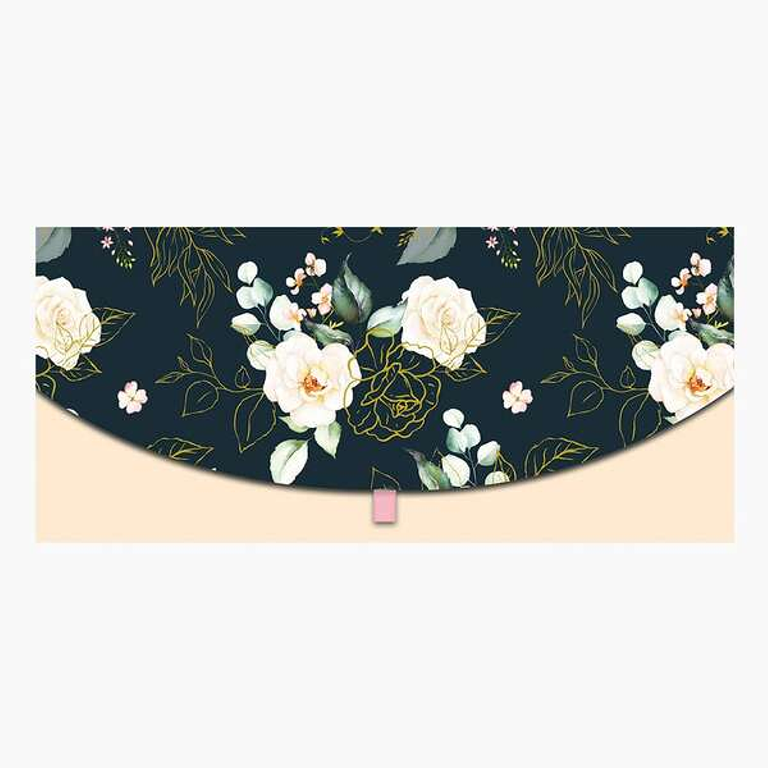 Pictura Tarjeta Money Cards - Tarjeta de Regalo Tipo Sobre Horizontal - Tematica de Flores - 21.3x9.6cm - Embolsada Individualmente en Celofan - Inclu 1