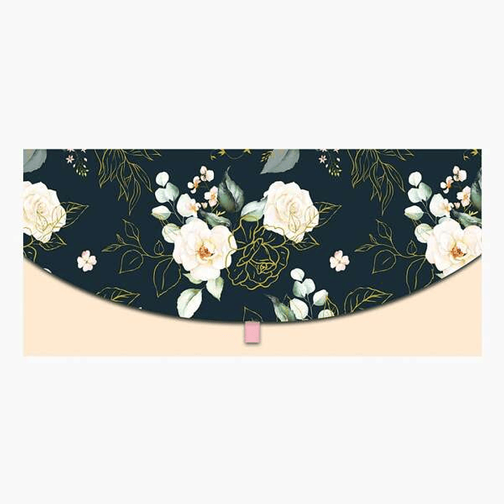 Pictura Tarjeta Money Cards - Tarjeta de Regalo Tipo Sobre Horizontal - Tematica de Flores - 21.3x9.6cm - Embolsada Individualmente en Celofan - Inclu 1