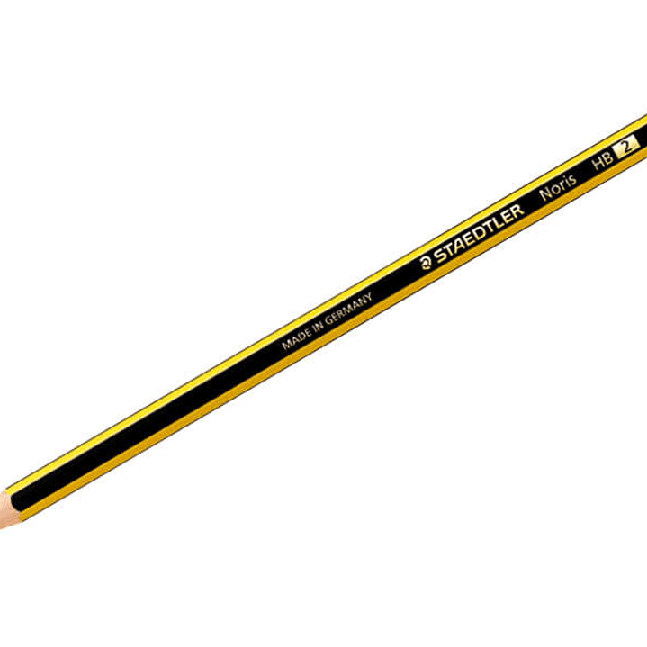 Staedtler Noris 120-2 Lapiz de Grafito Hexagonal HB - Mina Ultrarresistente de 2mm - Madera de Bosques Sostenibles 1