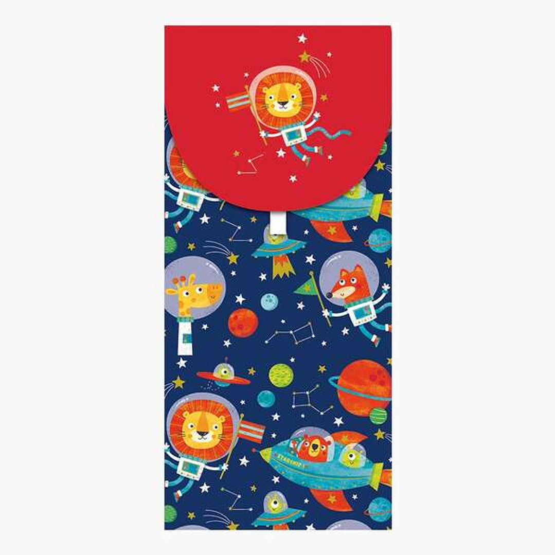 Pictura Tarjeta Money Cards - 9.6x21.3cm - Tematica de Animales - Embolsada Individualmente en Celofan - Incluido Sobre Blanco - Papel con Certificaci 1