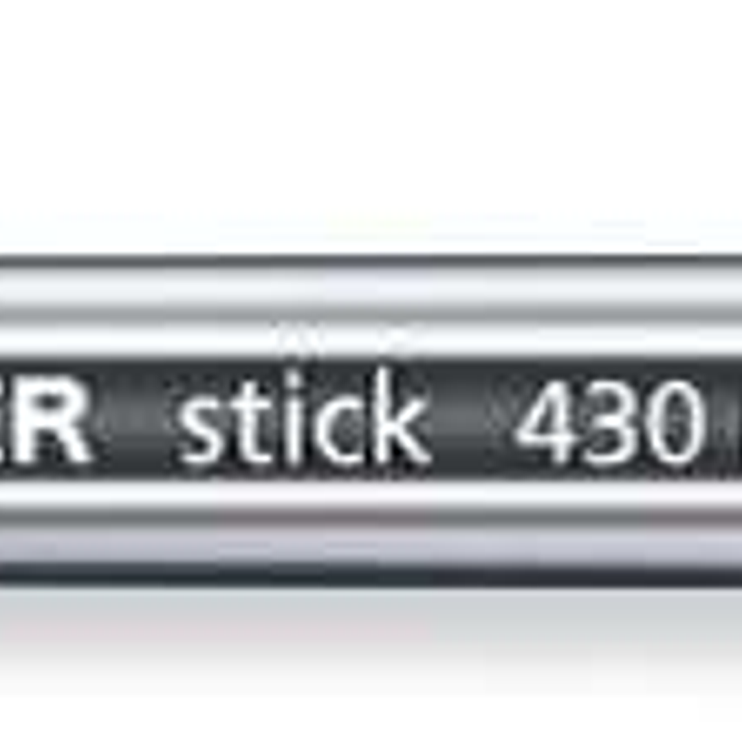 Staedtler Stick 430 Boligrafo con Capuchon - Punta 0.35mm - Tinta Endeleble - Color Rojo 1