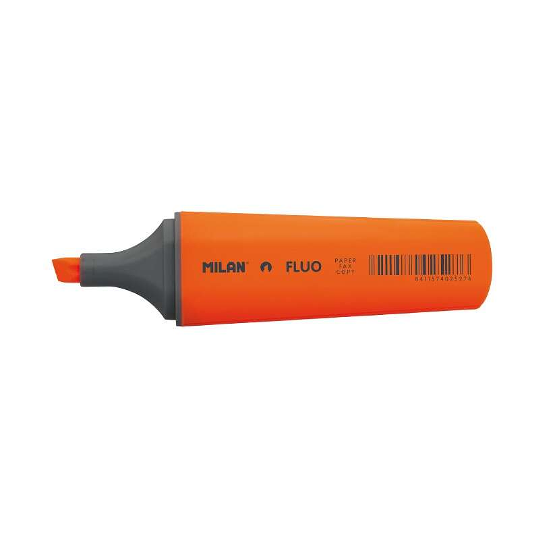 Milan Marcador Fluorescente - Punta Biselada 1 - 4.8mm - Color Naranja 1
