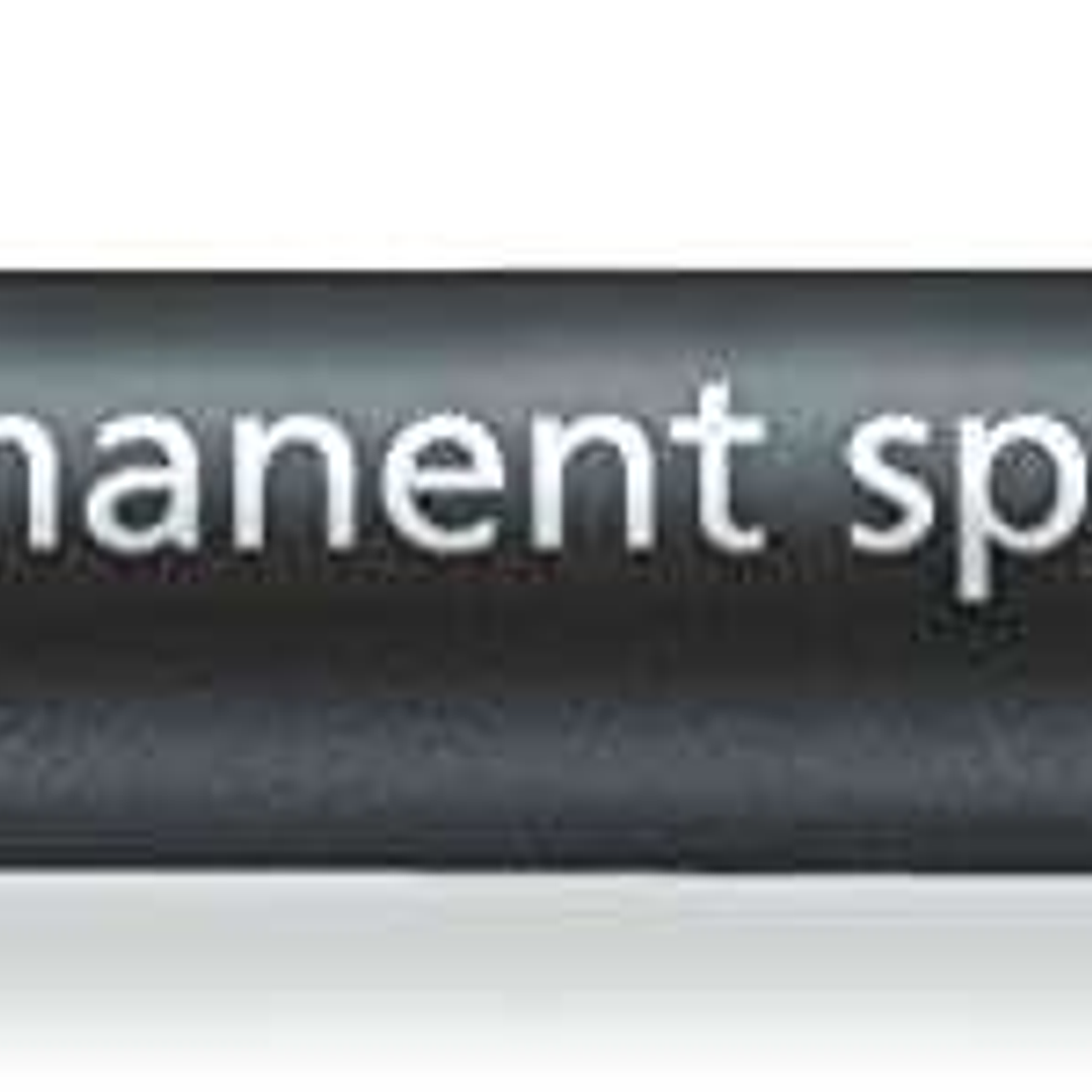 Staedtler Lumocolor Permanent 319 Rotulador Permanente de Punta Fina - Trazo 0.6mm - Para Aplicaciones Especiales - Secado Rapido - Color Negro 1