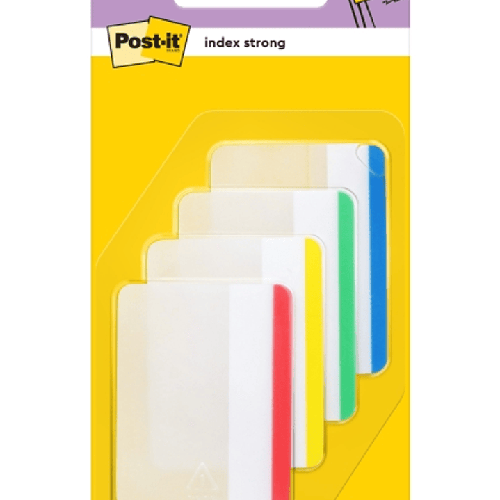 Post-It Index Dispensador con 24 Marcadores Reposicionables - Forma Rectangular - Colores Surtidos 1