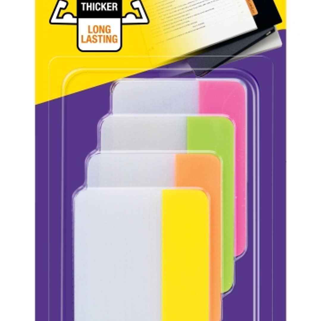 Post-It Index Dispensador con 66 Marcadores Reposicionables - Forma Rectangular - Colores Surtidos 1